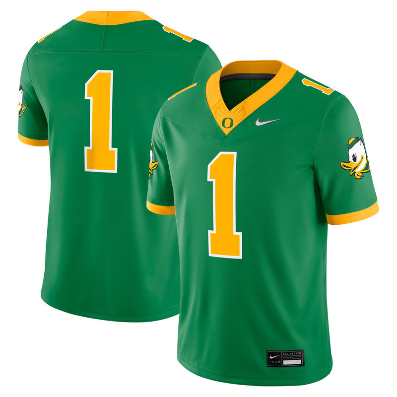Oregon Ducks Football Jersey, Green Game Alternate Sportswear Jersey Shirt, Lightweight Breathable Athletic Jersey, Casual Gift for Men
