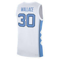 North Carolina Tar Heels Basketball Jersey, White Replica Sportswear Jersey Shirt, Sleeveless Athletic Tank Jersey, Casual Gift for Men