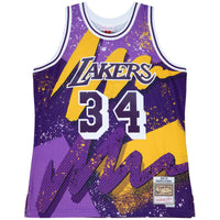 Dark Purple Los Angeles Lakers Basketball Jersey, Shaquille O'Neal Sportswear Jersey Shirt, Sleeveless Athletic Tank Jersey, Casual Gift for Men