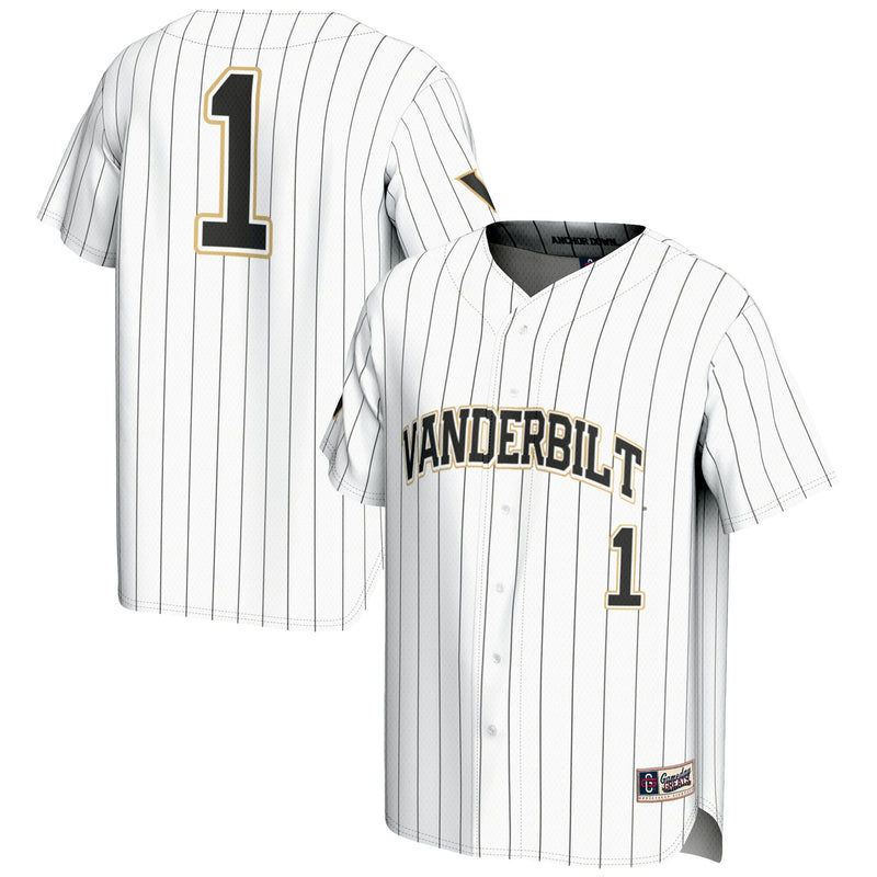 Vanderbilt Commodores Baseball Jersey, Sportswear Jersey Shirt, Lightweight Breathable Athletic Jersey, Casual Gift for Men, Style 200098765
