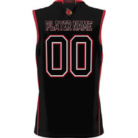Louisville Cardinals Basketball Jersey, Black Lightweight Sportswear Jersey Shirt, Sleeveless Athletic Tank Jersey, Casual Gift for Men