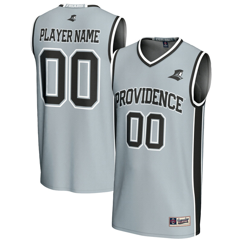 Providence Friars Basketball Jersey, Silver Sportswear Jersey Shirt, Sleeveless Athletic Tank Jersey, Casual Gift for Men, Style 202694071