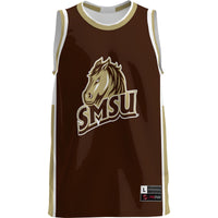Southwest Minnesota State Mustangs Basketball Jersey, Blue Sportswear Jersey Shirt, Sleeveless Athletic Tank Jersey, Casual Gift for Men