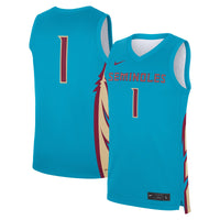 Turquoise Florida State Seminoles Football Jersey, Replica Sportswear Jersey Shirt, Lightweight Breathable Athletic Jersey, Casual Gift for Men