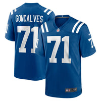 Matt Goncalves Indianapolis Colts Football Jersey, Royal Sportswear Jersey Shirt, Lightweight Breathable Athletic Jersey, Casual Gift for Men