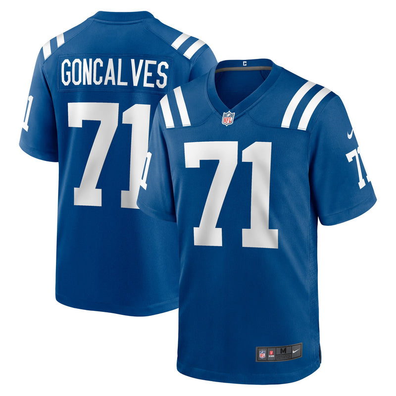 Matt Goncalves Indianapolis Colts Football Jersey, Royal Sportswear Jersey Shirt, Lightweight Breathable Athletic Jersey, Casual Gift for Men