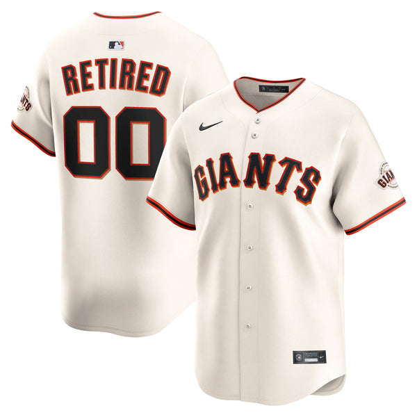San Francisco Giants Cream Home Limited Pick-A-Player Retired Roster Jersey