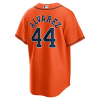 Yordan Álvarez Houston Astros Baseball Jersey, Orange Sportswear Jersey Shirt, Lightweight Breathable Athletic Jersey, Casual Gift for Men