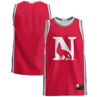Newberry College Wolves Basketball Jersey, Scarlet Lightweight Sportswear Jersey Shirt, Sleeveless Athletic Tank Jersey, Casual Gift for Men