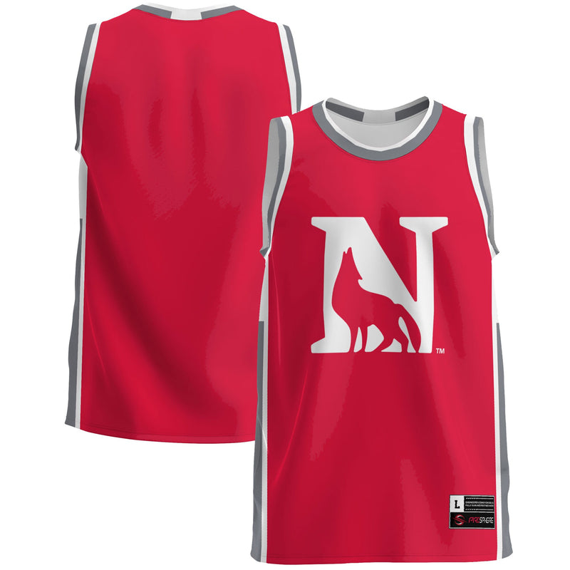 Newberry College Wolves Basketball Jersey, Scarlet Lightweight Sportswear Jersey Shirt, Sleeveless Athletic Tank Jersey, Casual Gift for Men