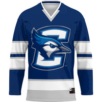 Creighton Bluejays Hockey Jersey, Blue Sportswear Jersey Shirt, Long Sleeve Hockey Sweater Jersey, Casual Gift for Men, Style 4728185