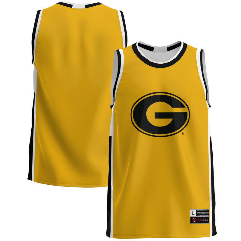 Grambling Tigers Basketball Jersey, Gold Lightweight Sportswear Jersey Shirt, Sleeveless Athletic Tank Jersey, Casual Gift for Men