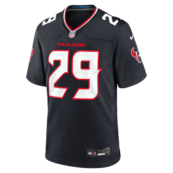 Houston Texans M.J. Stewart Navy Team Game Jersey