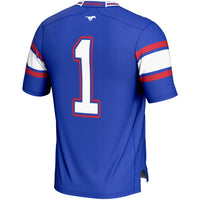 SMU Mustangs Endzone Football Jersey, Royal Sportswear Jersey Shirt, Lightweight Breathable Athletic Jersey, Casual Gift for Men