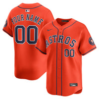 Houston Astros Baseball Jersey, Orange Sportswear Jersey Shirt, Lightweight Breathable Athletic Jersey, Casual Gift for Men, Style 202753841