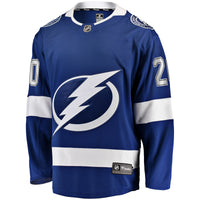 Nicholas Paul Tampa Bay Lightning Hockey Jersey, Blue Breakaway Sportswear Jersey Shirt, Long Sleeve Hockey Sweater Jersey, Casual Gift for Men