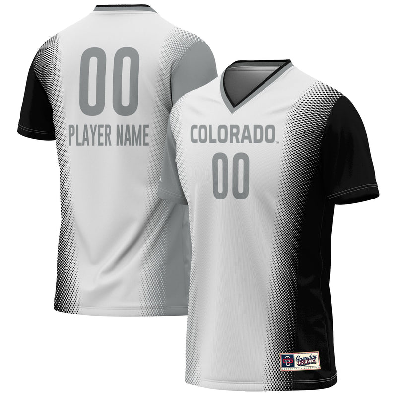 Colorado Buffaloes Soccer Jersey, White Lightweight Sportswear Jersey Shirt, Lightweight Breathable Athletic Jersey, Casual Gift for Men