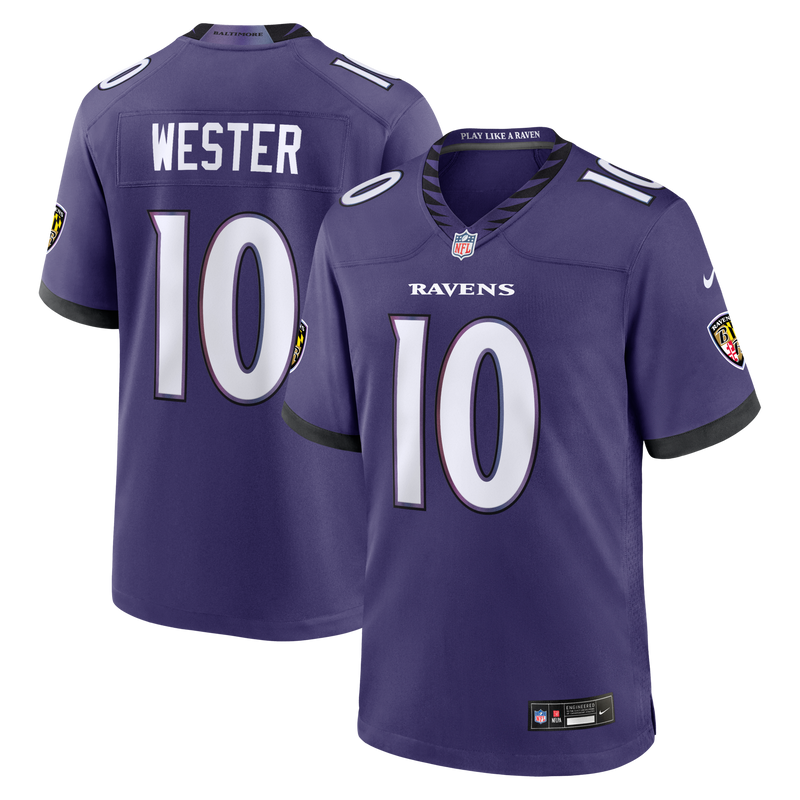 LaJohntay Wester Baltimore Ravens Football Jersey, Sportswear Jersey Shirt, Lightweight Athletic Jersey, Casual Gift for Men, Style 204691051
