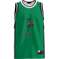 Delta State Statesmen Basketball Jersey, Green Lightweight Sportswear Jersey Shirt, Sleeveless Athletic Tank Jersey, Casual Gift for Men