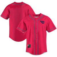 Dayton Flyers Baseball Jersey, Red Lightweight Sportswear Jersey Shirt, Lightweight Breathable Athletic Jersey, Casual Gift for Men
