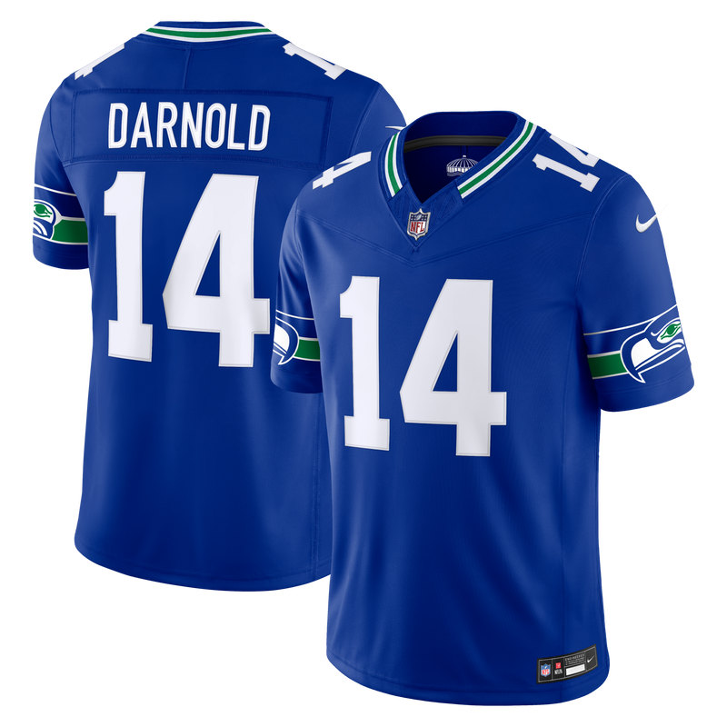 Sam Darnold Seattle Seahawks Football Jersey, Royal Limited Sportswear Jersey Shirt, Lightweight Breathable Athletic Jersey, Casual Gift for Men