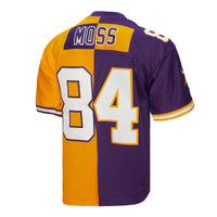 Randy Moss Minnesota Vikings Football Jersey, Purple Gold Sportswear Jersey Shirt, Lightweight Breathable Athletic Jersey, Casual Gift for Men