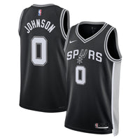 San Antonio Spurs Basketball Jersey, Keldon Johnson- Sportswear Jersey Shirt, Sleeveless Athletic Tank Jersey, Casual Gift for Men