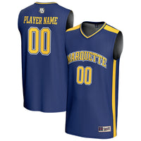 Marquette Golden Eagles Basketball Jersey, Blue Sportswear Jersey Shirt, Sleeveless Athletic Tank Jersey, Casual Gift for Men, Style 202287971
