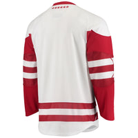 Wisconsin Badgers Hockey Jersey, White Replica Sportswear Jersey Shirt, Long Sleeve Hockey Sweater Jersey, Casual Gift for Men, Style 3542932