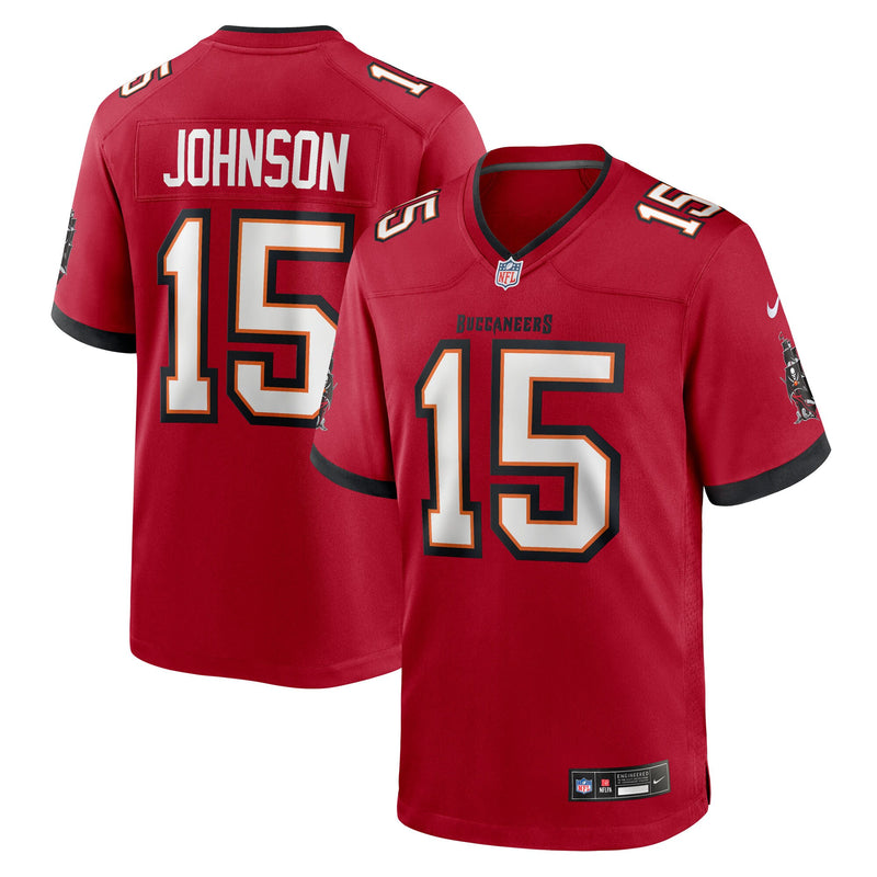 Tez Johnson Tampa Bay Buccaneers Football Jersey, Red Game Sportswear Jersey Shirt, Lightweight Breathable Athletic Jersey, Casual Gift for Men