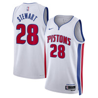 Isaiah Stewart Detroit Pistons Basketball Jersey, White Swingman Sportswear Jersey Shirt, Sleeveless Athletic Tank Jersey, Casual Gift for Men