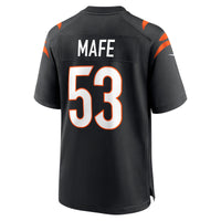 Boye Mafe Cincinnati Bengals Football Jersey, Black Game Sportswear Jersey Shirt, Lightweight Breathable Athletic Jersey, Casual Gift for Men