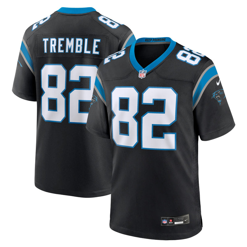 Tommy Tremble Carolina Panthers Football Jersey, Black Game Sportswear Jersey Shirt, Lightweight Breathable Athletic Jersey, Casual Gift for Men