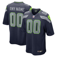 Seattle Seahawks Football Jersey, Navy Game Sportswear Jersey Shirt, Lightweight Breathable Athletic Jersey, Casual Gift for Men