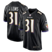 Jamal Lewis Baltimore Ravens Football Jersey, Black Game Sportswear Jersey Shirt, Lightweight Breathable Athletic Jersey, Casual Gift for Men