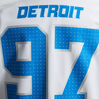 Aidan Hutchinson Detroit Lions Football Jersey, White Game Sportswear Jersey Shirt, Lightweight Breathable Athletic Jersey, Casual Gift for Men