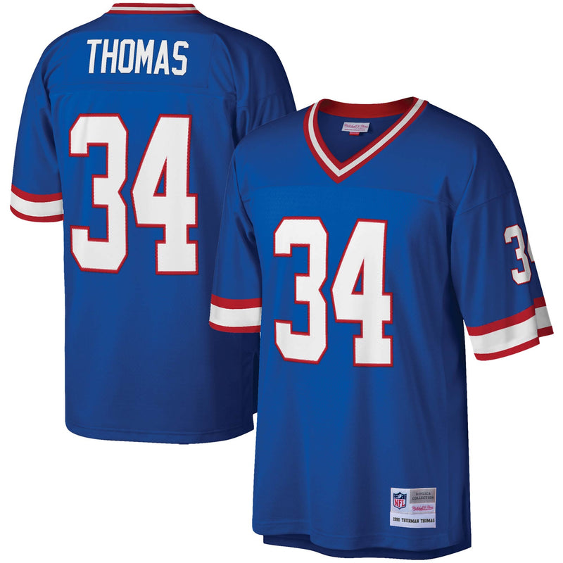 Thurman Thomas Buffalo Bills Football Jersey, Royal Replica Sportswear Jersey Shirt, Lightweight Breathable Athletic Jersey, Casual Gift for Men