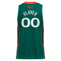 Miami Hurricanes Basketball Jersey, Green Sportswear Jersey Shirt, Sleeveless Athletic Tank Jersey, Casual Gift for Men, Style 5340585