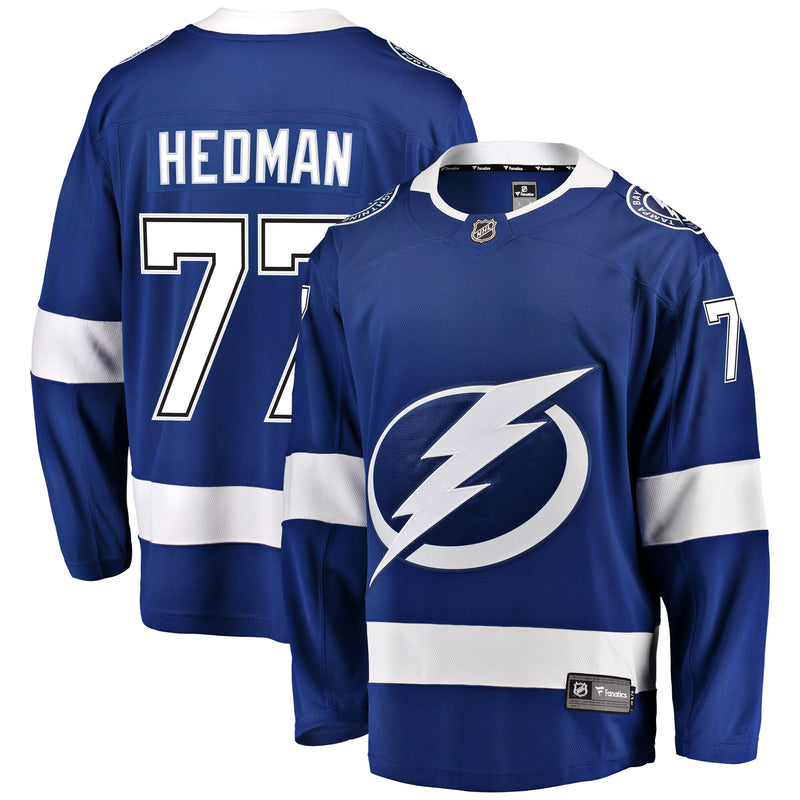 Victor Hedman Tampa Bay Lightning Hockey Jersey, Sportswear Jersey Shirt, Long Sleeve Hockey Sweater Jersey, Casual Gift for Men, Style 3055709