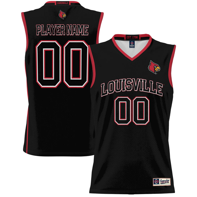 Louisville Cardinals Basketball Jersey, Black Lightweight Sportswear Jersey Shirt, Sleeveless Athletic Tank Jersey, Casual Gift for Men