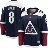 Cale Makar Colorado Avalanche Hockey Jersey, Navy Breakaway Sportswear Jersey Shirt, Long Sleeve Hockey Sweater Jersey, Casual Gift for Men