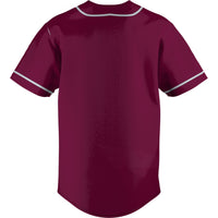 Texas Southern Tigers Baseball Jersey, Maroon Lightweight Sportswear Jersey Shirt, Lightweight Breathable Athletic Jersey, Casual Gift for Men