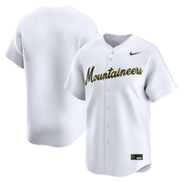 West Virginia Mountaineers Baseball Jersey, White Limited Sportswear Jersey Shirt, Lightweight Breathable Athletic Jersey, Casual Gift for Men