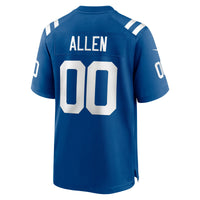 CJ Allen Indianapolis Colts Football Jersey, Royal Game Sportswear Jersey Shirt, Lightweight Breathable Athletic Jersey, Casual Gift for Men