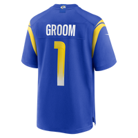 Number Groom Los Angeles Rams Football Jersey, Royal Game Sportswear Jersey Shirt, Lightweight Breathable Athletic Jersey, Casual Gift for Men