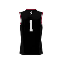 Santa Clara Broncos Basketball Jersey, Black Fashion Lightweight Sportswear Jersey Shirt, Sleeveless Athletic Tank Jersey, Casual Gift for Men