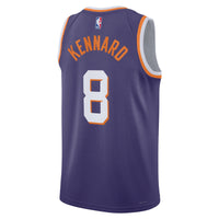 Luke Kennard Phoenix Suns Basketball Jersey, Purple Swingman Sportswear Jersey Shirt, Sleeveless Athletic Tank Jersey, Casual Gift for Men