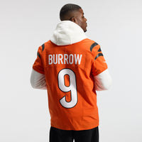 Joe Burrow Cincinnati Bengals Football Jersey, Orange Elite Sportswear Jersey Shirt, Lightweight Breathable Athletic Jersey, Casual Gift for Men