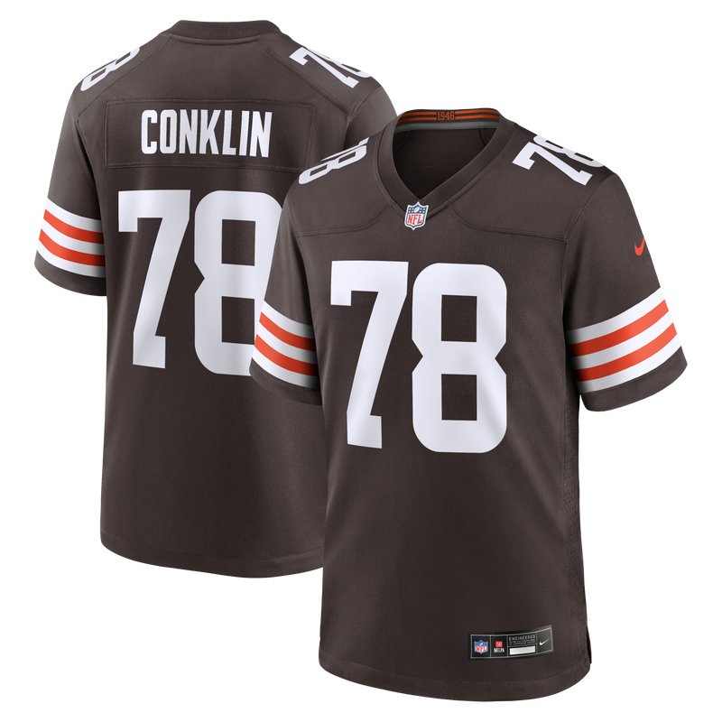 Jack Conklin Cleveland Browns Football Jersey, Sportswear Jersey Shirt, Lightweight Athletic Jersey, Casual Gift for Men, Style 3922428