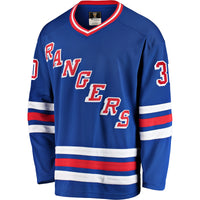 Glenn Healy New York Rangers Hockey Jersey, Blue Breakaway Sportswear Jersey Shirt, Long Sleeve Hockey Sweater Jersey, Casual Gift for Men